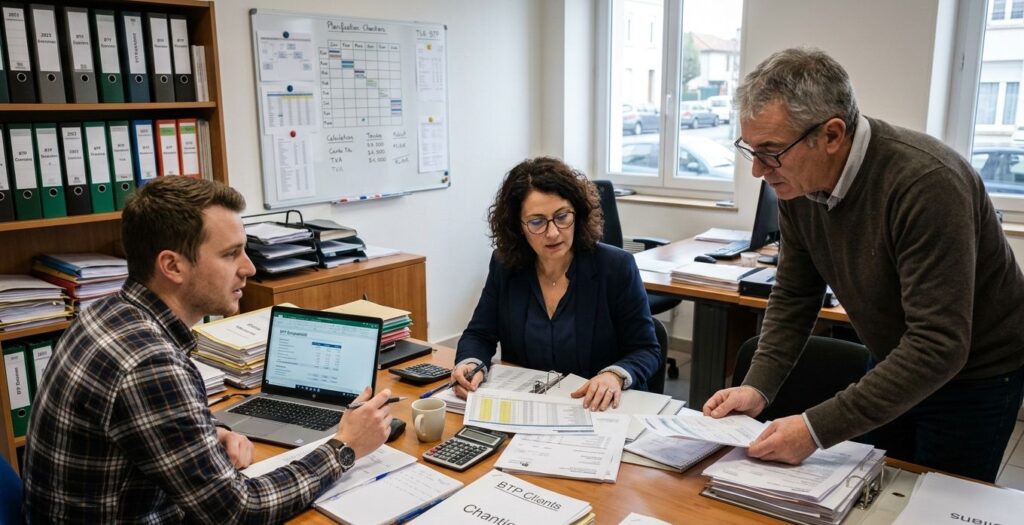 Cabinet comptable à Bordeaux : accompagner les entreprises du BTP girondin dans leurs obligations comptables et sociales