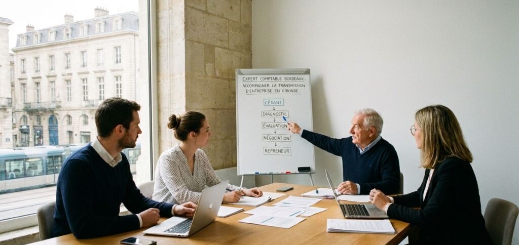 Expert comptable Bordeaux : accompagner la transmission d’entreprise en Gironde